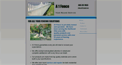 Desktop Screenshot of a1fence01.com